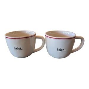 Rae Dunn Drink Mugs Set